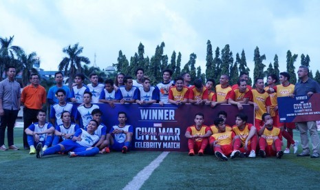 Sejumlah artis Indonesia berpartisipasi dalam ajang Celebrity Match 