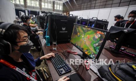 Sejumlah atlet mengikuti Pemusatan Latihan Nasional (Pelatnas) Esports untuk SEA Games 2021 Vietnam di Megamendung, Kabupaten Bogor, Jawa Barat,  (ilustrasi).