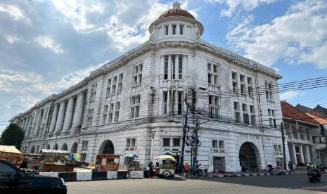 Sejumlah bangunan sejarah di kawasan Kota Batavia, Kota Tua, Jakarta Barat. 