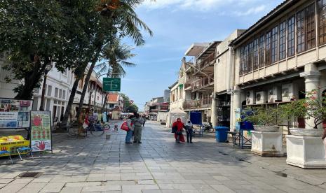 Sejumlah bangunan sejarah di kawasan Kota Batavia, Kota Tua, Jakarta Barat. 