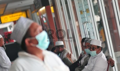 Penumpang di Bandara Sultan Syarif Kasim II, Pekanbaru, Riau