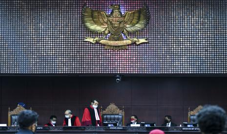 Sidang uji materi di Mahkamah Konstitusi (MK).