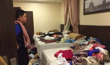 Sejumlah jamaah haji asal Filipina mengalami perampokan di kamar hotel tempat mereka menginap di Makkah.