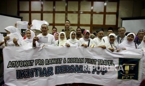 Sejumlah korban kasus penipuan dana Umrah First Travel (Ilustrasi)