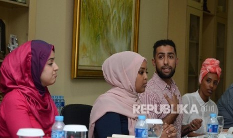 Sejumlah muslim Australia saat hadir berkunjung ke harian Republika di Jakarta (Ilustrasi)