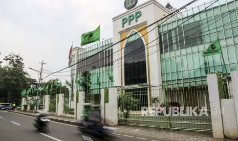 Markas kantor Dewan Pimpinan Pusat Partai Persatuan Pembangunan (DPP PPP) di Jalan Pangeran Diponegoro, Menteng, Jakarta Pusat.