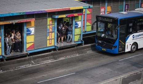 Bus Transjakarta (Ilustrasi)