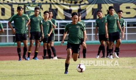 Para pemain timnas Indonesia U-19.