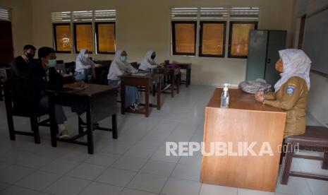 Uji coba belajar tatap muka (ilustrasi)