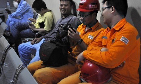 Several illegal worker from China arrested in Isolation Room, Imigration Office, Serang, Banten, Thursday (8/25). 