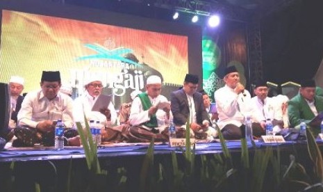 Sejumlah tokoh nasional hadir dalam Pembukaan Nusantara Mengaji di Jember, Sabtu (7/5). 