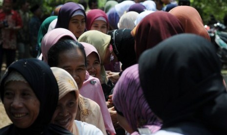 Puasa Syawal dan Qadha Bersamaan, Bolehkah?. Fofo:   Syawalan atau halal bihalal Idul Fitri (ilustrasi)