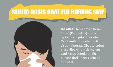 Sejuta dosis obat flu burung (Ilustrasi)