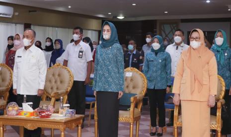 Sekda Muba Apriyadi, membuka acara Sosialisasi Penumbuhan Wahana Kesejahteraan Sosial Berbasis Masyarakat (WKSBM) Dinas Sosial ini digelar di Auditorium Pemkab Muba, Kamis (7/10).