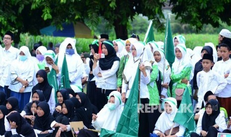 Ribu santri di memeringati Hari Santri Nasional (ilustrasi)