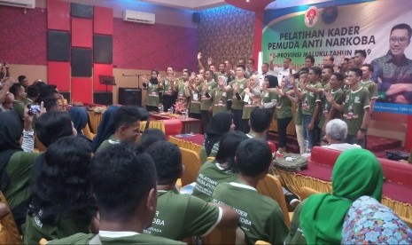 Sekitar 200 pemuda Provinsi Maluku mengikuti Pelatihan Kader Inti Pemuda Anti Narkoba 2019 yang digelar di Golden Palace Hotel Ambon, 19-21 Juni 2019.