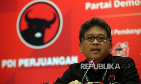  Sekjen Partai Demokrasi Indonesia Perjuangan (PDIP) Hasto Kristiyanto.