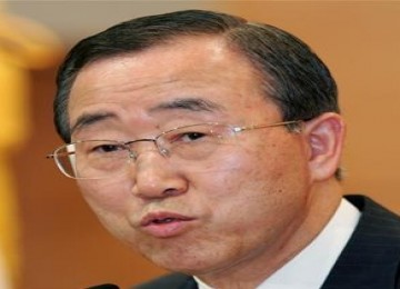 Sekjen Perserikatan Bangsa Bangsa (PBB) Ban Ki-moon