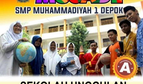 Sekolah Menengah Pertama (SMP) Muhammadiyah 1 Depok (Musade) di Kabupaten Sleman, DIY.