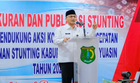 Sekretaris Daerah Kabupaten Muba Drs H Apriyadi MSi meminta semua pihak terkait untuk berkomitmen dalam menangani stunting