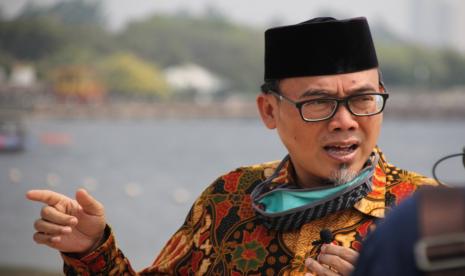 Sekretaris Fraksi PKS DPRD DKI Jakarta, M Taufik Zoelkifli. Fraksi PKS menilai perencanaan Heru Budi dalam mengatasi banjir belum matang.