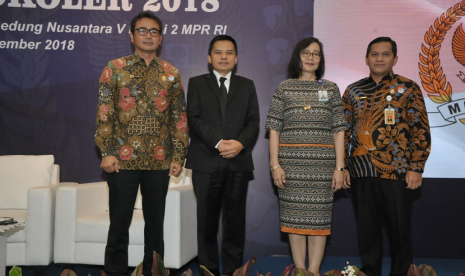 Sekretaris Jenderal (Sekjen) MPR Ma'ruf Cahyono di Komplek Parlemen, Senayan, Jakarta, Kamis (15/11).