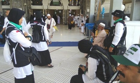 Seksus Haram sedang bertugas di Masjid al-Haram