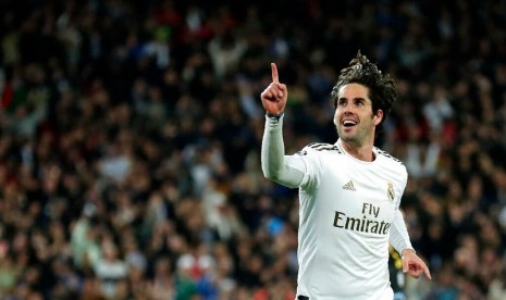 Gelandang Real Madrid Isco.