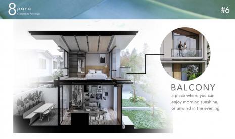 selera kekinian kaum milenial yang simple yet modern dalam desain rumah industrial touch dengan open space living dari bentuk atap pelana, high ceiling, berjendela besar serta kebun di bagian depan dan belakang rumah. 