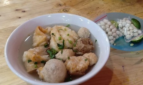 Semangkuk bakso aci (ilustrasi)