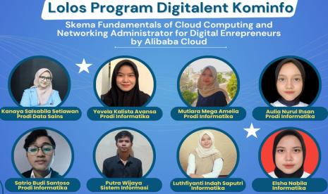 Sembilan mahasiswa Universitas Nusa Mandiri (UNM) berhasil lolos dalam program bergengsi Digitalent Scholarship dari Kementerian Komunikasi dan Informatika (Kominfo).