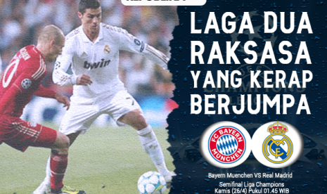 Semi Final Liga Champions, Real Madrid vs Muenchen