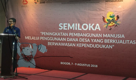 Semiloka Peningkatan Pembangunan Manusia Melalui Penggunaan Dana Desa yang Berkualitas dan Berwawasan Kependudukan.