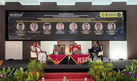 Seminar Nasional dan Diseminasi Hasil Kajian Pedoman Penerapan Pasal-Pasal Tertentu dalam Undang-Undang Informasi dan Transaksi Elektronik (UU ITE) di Universitas Muhammadiyah Malang pada 26 November 2024.