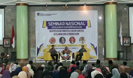 Seminar Nasional Keislaman dan Keindonesiaan Universitas Islam Indonesia (UII) di Auditorium Prof Abdul Kahar Mudzakir.