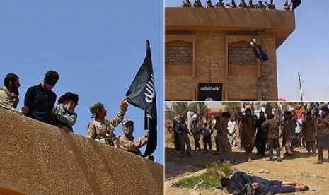 Seorang Gay dilempar dari atap gedung oleh kelompok ISIS