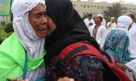 Ilustrasi jamaah haji. 146 Calon Jamaah Haji OKU Sumsel Siap Berangkat ke Tanah Suci