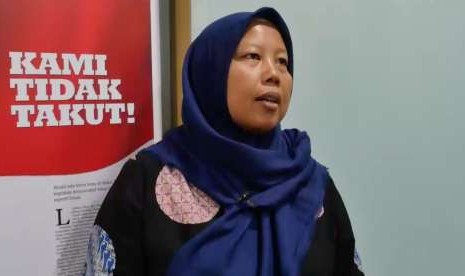 Seorang mantan tenaga kerja Indonesia (TKI), Maizidah Salas