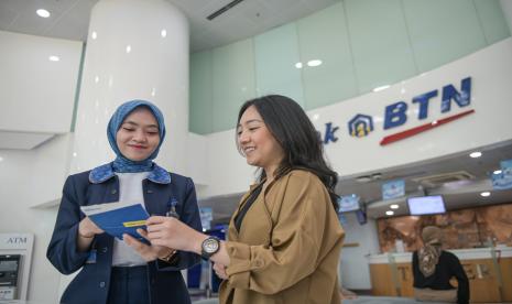 Ilustrasi layanan Bank BTN.