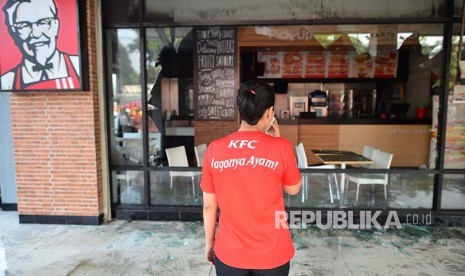 Restoran cepat saji KFC terbakar (ilustrasi) 