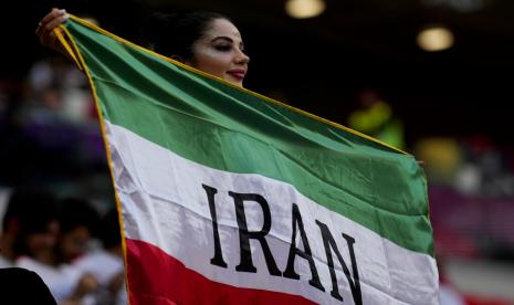 Bendera Iran. Israel sedang menyiapkan diri menyerang Iran.