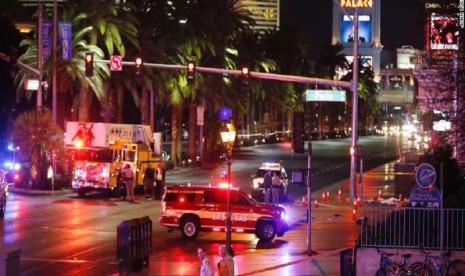 Seorang perempuan sengaja menabrakkan kendaraannya ke pejalan kaki di Las Vegas, Amerika Serikat