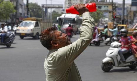 India telah mengalami musim panas yang terik dan sebagian dari ibukota New Delhi mencatat suhu tertinggi yaitu 52,9 derajat Celcius pada pekan ini. (iustrasi)