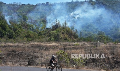 Kebakaran hutan dan lahan (ilustrasi). Tiga kabupaten di Sumatera Selatan telah menyatakan status siaga kebakaran hutan dan lahan pada 2020. Status itu ditetapkan untuk mengantisipasi bencana yang hampir muncul setiap tahun tersebut.