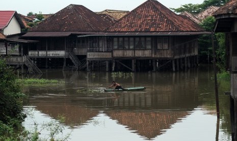 Rumah panggung. Ilustrasi