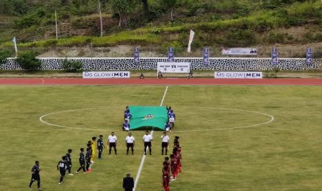 Sepak bola, salah satu cabor yang sudah dipertandingkan sebelum upacara pembukaan PON Papua XX.