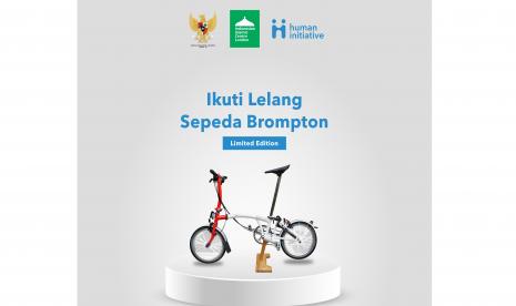 Sepeda Brompton yang akan dilelang merupakan sepeda yang hanya diproduksi satu kali.