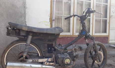 Sepeda motor milik Lalu Muhammad Zohri.