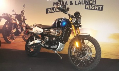 Sepeda motor New Scrambler 1200 XE, mulai dipasarkan di Tanah Air.