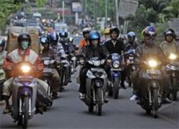 Sepeda motor dominasi arus balik